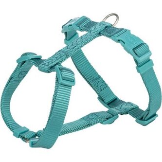 H-postroj PREMIUM, aqua - L-XL:hruď:75-120cm/25mm