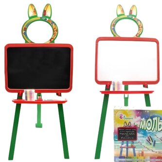 Tablica dwustronna magnetyczna / kredowa składana Tablica dwustronna magnetyczna / kredowa składana