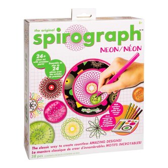 Spirograph zestaw kreatywny. NEON