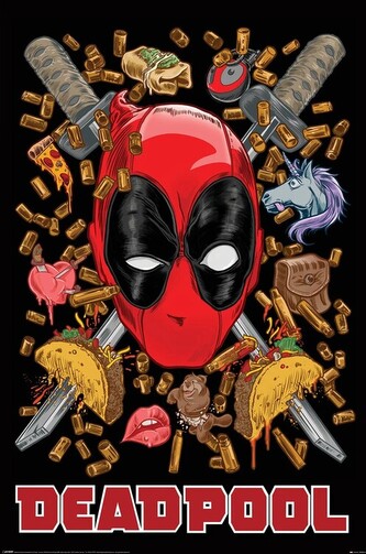 Plakát, Obraz - Deadpool - Chicichanga, 61 × 91.5 cm