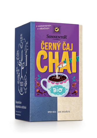 Sonnentor Chai černý čaj bio 32,4 g, porc. dvoukomorový