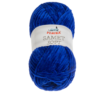 Příze SAMET - královská modrá - 100g / 100 m
