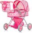 CHIPOLINO Hluboký kočárek pro panenky Dora Butterflies