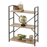 DOCHTMANN Regál policový Colorado, dekor dub, 3 police, kov, 58,5x23,5x80cm