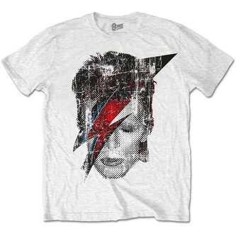 Tričko David Bowie - Halfton Flash Face, XL