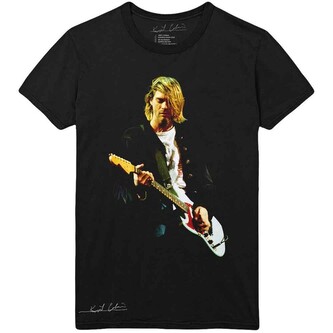 Tričko Kurt Cobain - Guitar Photo Colour, M