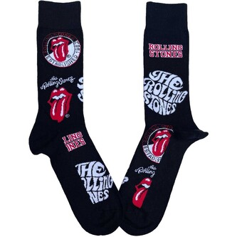 Ponožky Rolling Stones - Logos, 40 - 45 (UK 7 - 11)