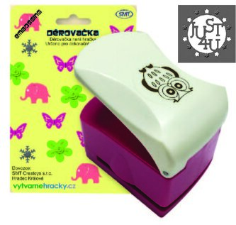 Děrovačka s embosing efektem - nápis JUST FOR YOU