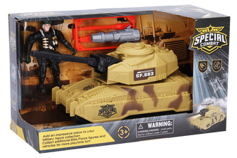 Tank s figurkou 25cm