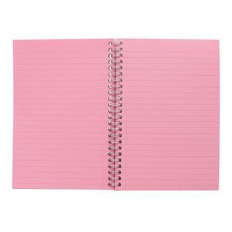 Spirálový sešit "Irlen Jotta Rose", A5, linkovaný, 100 listů, PUKKA PAD IRLJOTA5(ROSE)