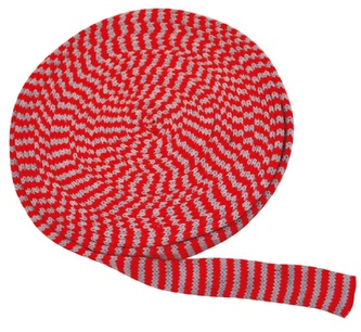 Pletený tubus červeno-šedý 3 cm x 10 m Pletený tubus červeno-šedý 3 cm x 10 m