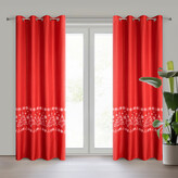 Vánoční dekorační závěs s kroužky HOLLY micro červená 140x250 cm (cena za 1 kus) MyBestHome