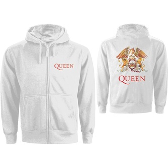 Dámská mikina Queen: Znak (S) bílá bavlna