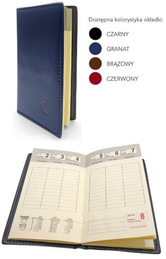 Kalendarz 2025 A6 Książkowy tygodniowy Slim MIX