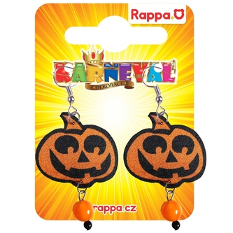 Náušnice Halloween dýně
