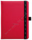 Diář 2017 - Trendy červený denní A5