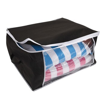 Úložná taška pod postel, barva černá