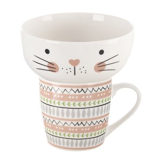 Hrnek s miskou kočka 0,35 l