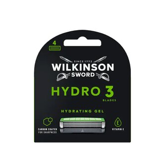 Wilkinson Hydro 3 Black Edition - náhradní hlavice 4 kusy