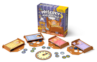 Příšerky pod postelí - dětská postřehová hra Příšerky pod postelí - dětská postřehová hra