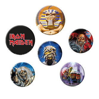 Plackový set Iron Miaden - Mix