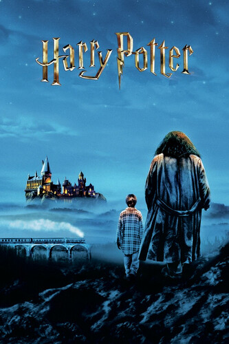 Umělecký tisk Harry Potter - Hogwarts view, 26.7 × 40 cm