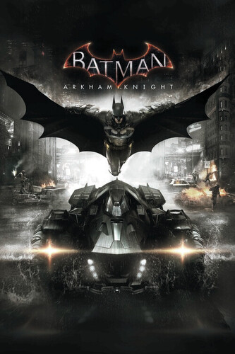 Umělecký tisk Batman Arkham Knight - Batmobile, 26.7 × 40 cm