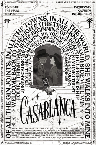 Umělecký tisk Casablanca - We'll always have Paris, 26.7 × 40 cm