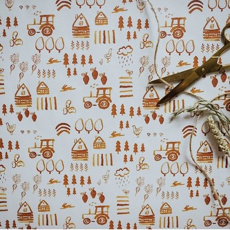 Be Nice Balicí papír Venkov 68 x 98 cm