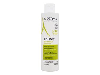 A-Derma Biology Odličovač tváře Dermatological Make-Up Remover Lotion 200 ml pro ženy