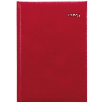Diář týdenní A5 - Kronos červený 2025, 14,8 × 21 cm
