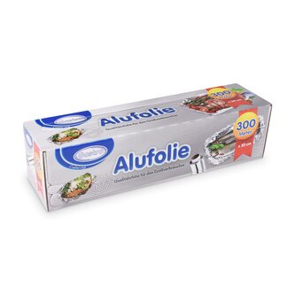 Alu fólie v boxu 30 cm x 300 m, 10,5 µm