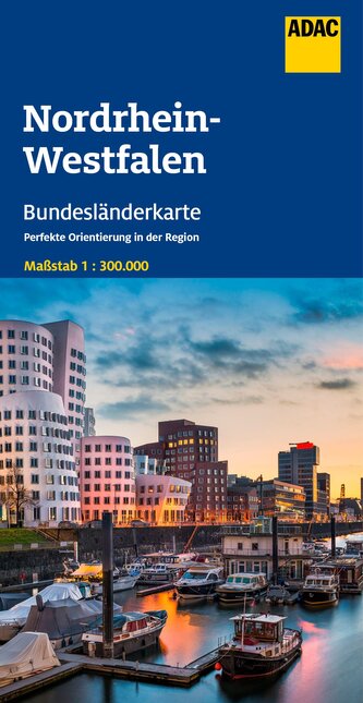 ADAC Bundesländerkarte Deutschland 06 Nordrhein-Westfalen 1:300.000