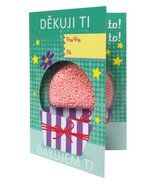 PlayFoam Přáníčko s modelínou Dortík - Děkuji ti