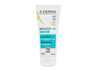 A-Derma Biology AC Denní pleťový krém Global Mattifying Care 40 ml pro ženy