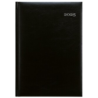 Diář denní A5 - Kronos černý 2025, 14,8 × 21 cm