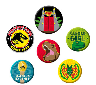 Plackový set Jurassic Park - Icons