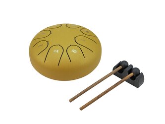 Dimavery TD-8, tongue drum, zlatý