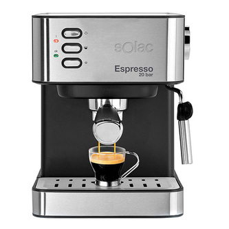 Kávovar Solac, CE4481, espresso, na mletou kávu, 20 barů, automatické vypnutí