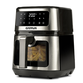 Fritéza G3Ferrari, G1017100, SHOW, horkovzdušná, 5 L, digitální displej, 8 přednastavených programů, časovač, 1200 W