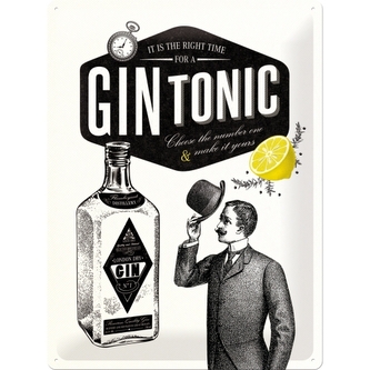 Nekupto Cedule 30x40 Gin Tonic NA23219