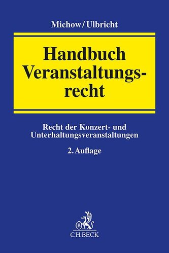 Handbuch Veranstaltungsrecht