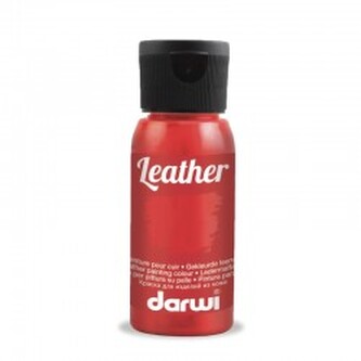 Barva na kůži Darwi Leather 50ml – 490 Vermilion