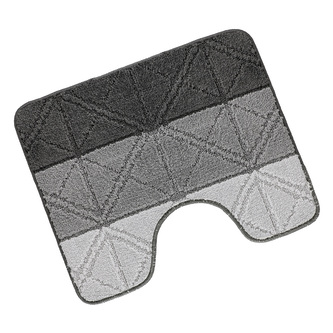 BANY 60x50 cm - s výkrojem - Trojúhelník šedá