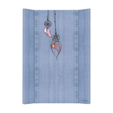 CEBA 102-119-598 Przewijak miękki profilowany krótki bez zagłówka 50x70 DENIM STYLE DREAM CATCHER blue*