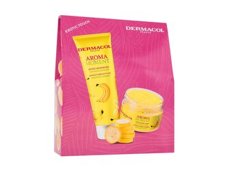 Dermacol Aroma Moment sprchový gel Bahamas Banana 250 ml + tělový peeling Bahamas Banana 200 g