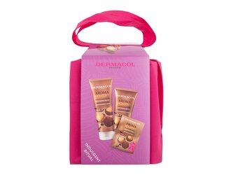 Dermacol Aroma Moment sprchový gel Macadamia Truffle 250 ml + tělové mléko Macadamia Truffle 200 ml + pěna do koupele Macadamia Truffle 2 x 15 ml + taška