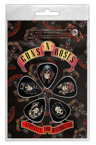 Kytarová trsátka Guns N' Roses: Appetite For Destruction set 5 kusů