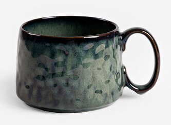 Hrnek | MIDO | nízký tmavě zelený | 0,45 l | 710933 Homla