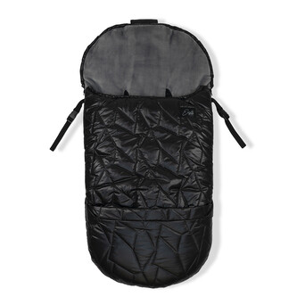 Zimní fusak Geometric Warm cocoon 4 v 1 Black / Grey; Barva: černá / šedá; Velikost: 95 x 47 cm